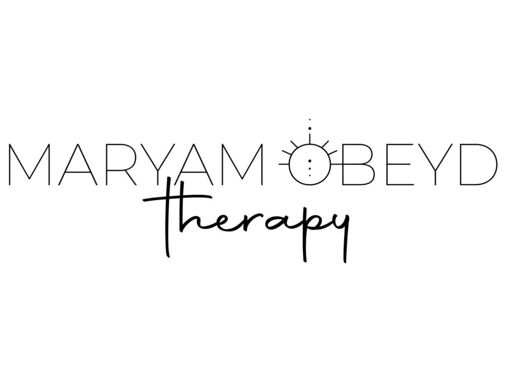 Maryam Obeyd Therapy's logo.